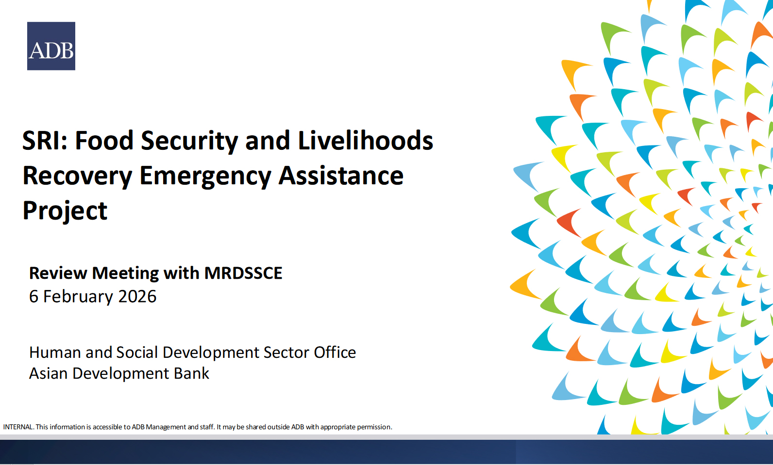 MRDSSCE ADB Mission