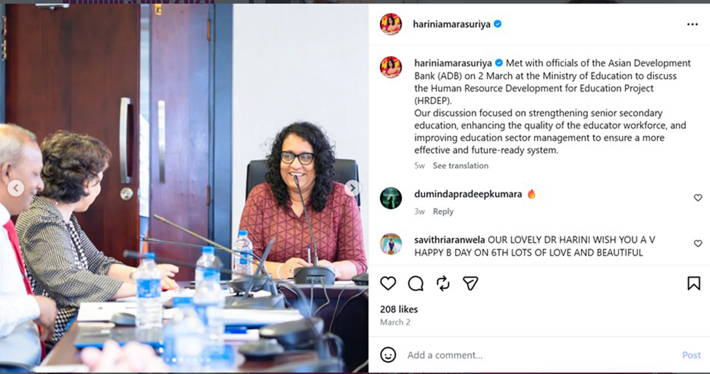 Education reforms discussion with the PM
